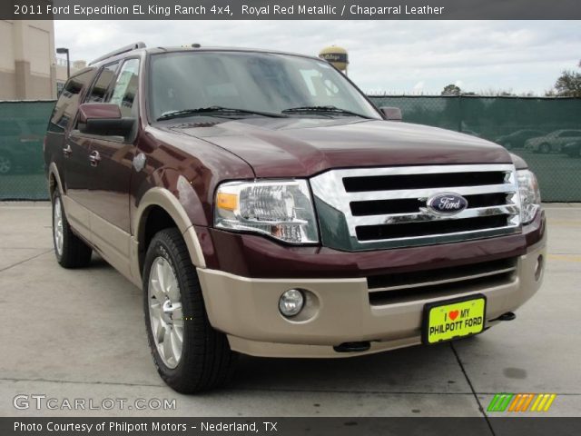 2011 Ford Expedition EL King Ranch 4x4 in Royal Red Metallic