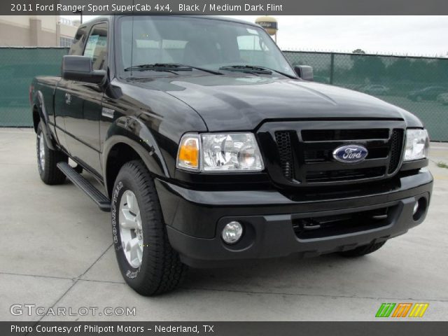 2011 Ford Ranger Sport SuperCab 4x4 in Black