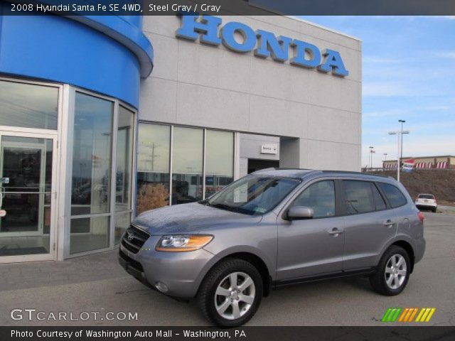 2008 Hyundai Santa Fe SE 4WD in Steel Gray