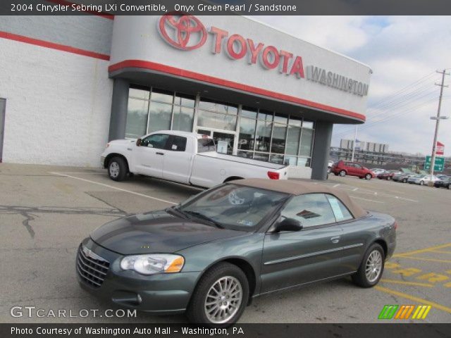 2004 Chrysler Sebring LXi Convertible in Onyx Green Pearl