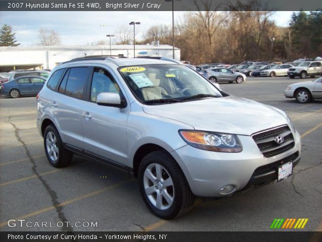 2007 Hyundai Santa Fe SE 4WD in Bright Silver