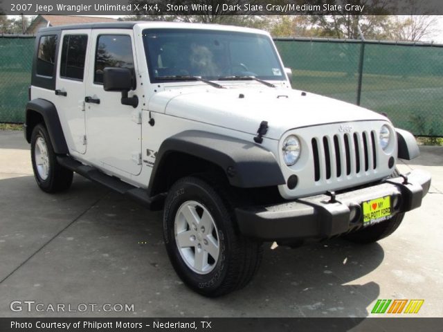 2007 Jeep Wrangler Unlimited X 4x4 in Stone White