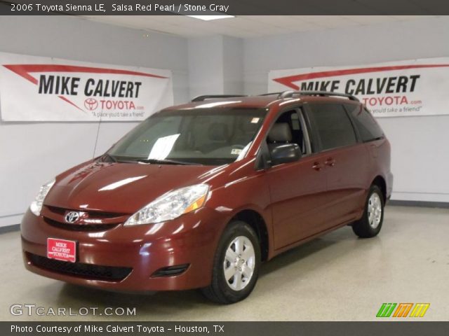 2006 Toyota Sienna LE in Salsa Red Pearl