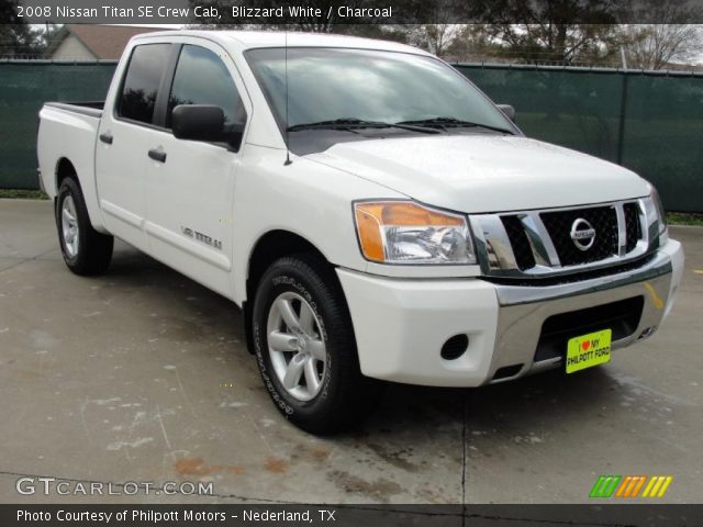 2008 Nissan Titan SE Crew Cab in Blizzard White