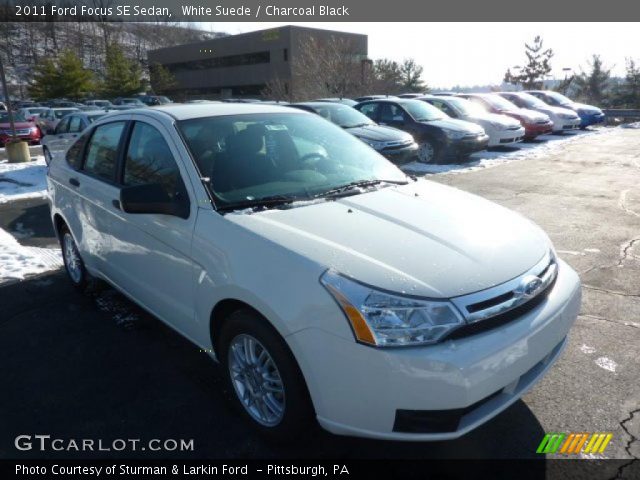 2011 Ford Focus SE Sedan in White Suede