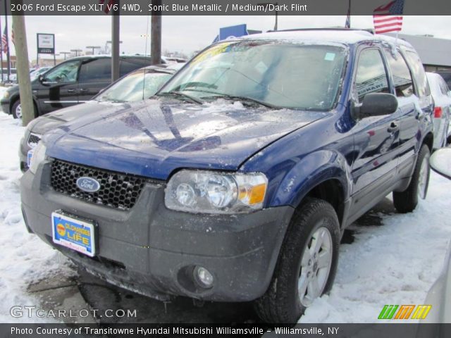 2006 Ford Escape XLT V6 4WD in Sonic Blue Metallic