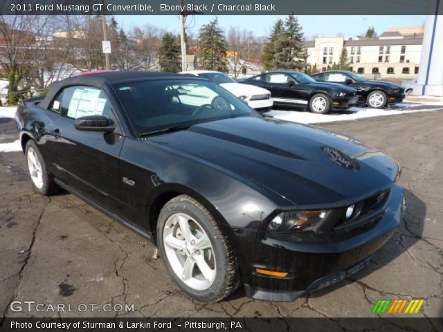 2011 Ford Mustang GT Convertible in Ebony Black