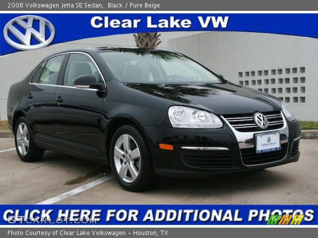 2008 Volkswagen Jetta SE Sedan in Black