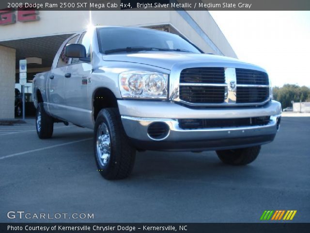 2008 Dodge Ram 2500 SXT Mega Cab 4x4 in Bright Silver Metallic
