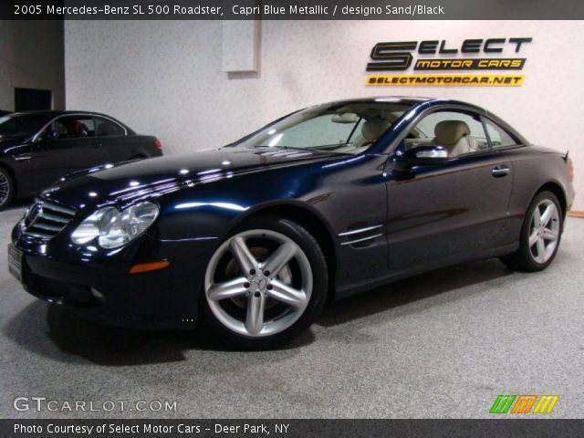 2005 Mercedes-Benz SL 500 Roadster in Capri Blue Metallic