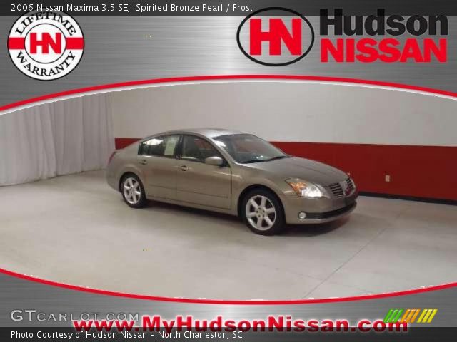 2006 Nissan Maxima 3.5 SE in Spirited Bronze Pearl