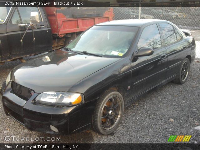 2003 Nissan Sentra SE-R in Blackout