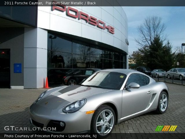 2011 Porsche Cayman  in Platinum Silver Metallic