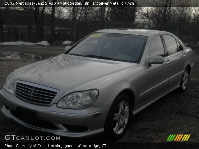 2003 Mercedes-Benz S 430 4Matic Sedan in Brilliant Silver Metallic