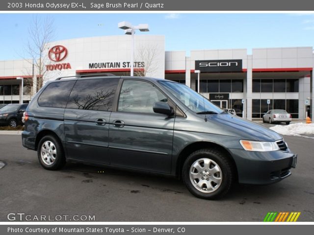 2003 Honda Odyssey EX-L in Sage Brush Pearl