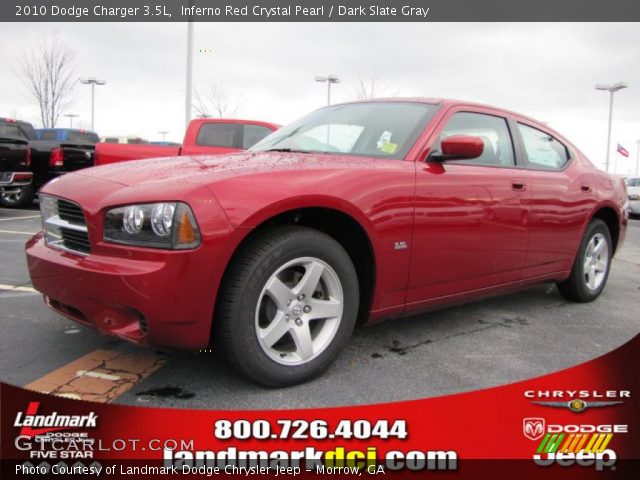 2010 Dodge Charger 3.5L in Inferno Red Crystal Pearl