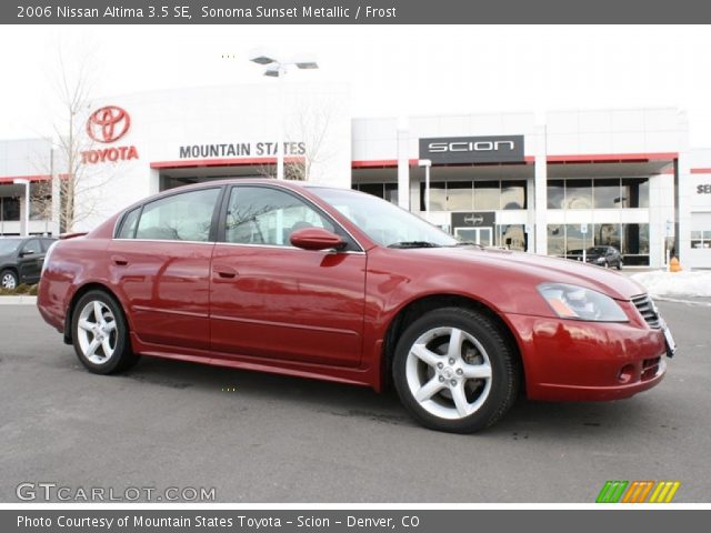 2006 Nissan Altima 3.5 SE in Sonoma Sunset Metallic