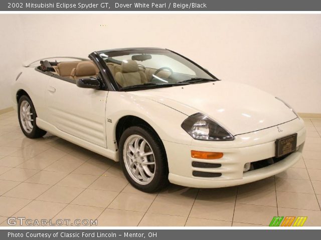 2002 Mitsubishi Eclipse Spyder GT in Dover White Pearl
