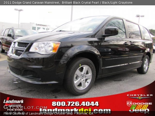 2011 Dodge Grand Caravan Mainstreet in Brilliant Black Crystal Pearl