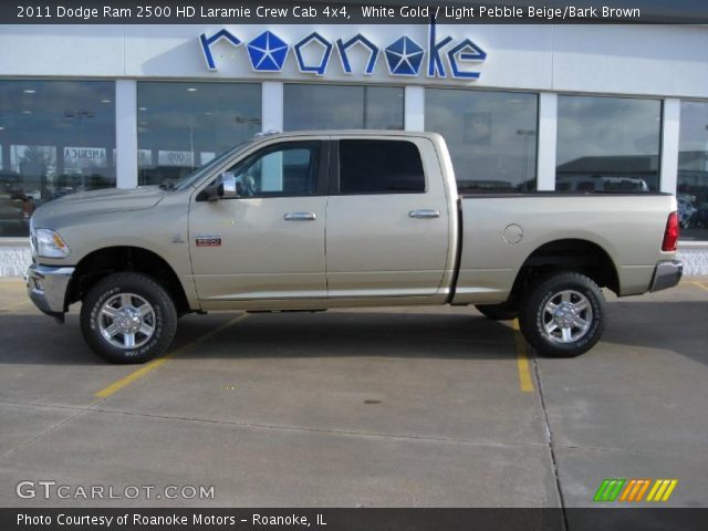 2011 Dodge Ram 2500 HD Laramie Crew Cab 4x4 in White Gold