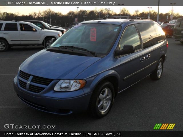 2007 Dodge Caravan SXT in Marine Blue Pearl