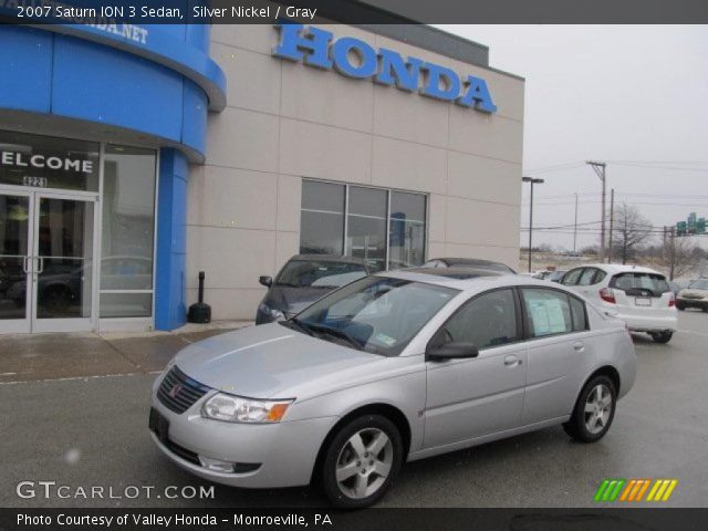 2007 Saturn ION 3 Sedan in Silver Nickel