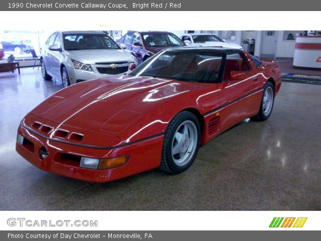 1990 Chevrolet Corvette Callaway Coupe in Bright Red