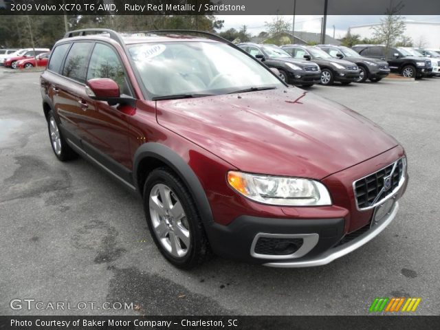 2009 Volvo XC70 T6 AWD in Ruby Red Metallic