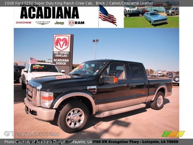 2008 Ford F250 Super Duty King Ranch Crew Cab in Black