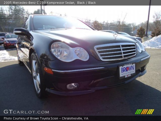 2005 Mercedes-Benz C 230 Kompressor Sedan in Black