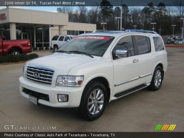 2008 Infiniti QX 56 in Tuscan Pearl White