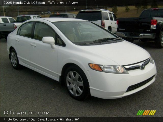 2008 Honda Civic LX Sedan in Taffeta White