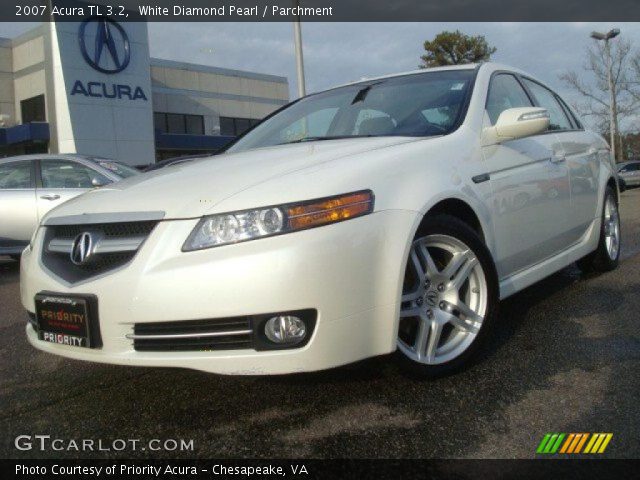 2007 Acura TL 3.2 in White Diamond Pearl