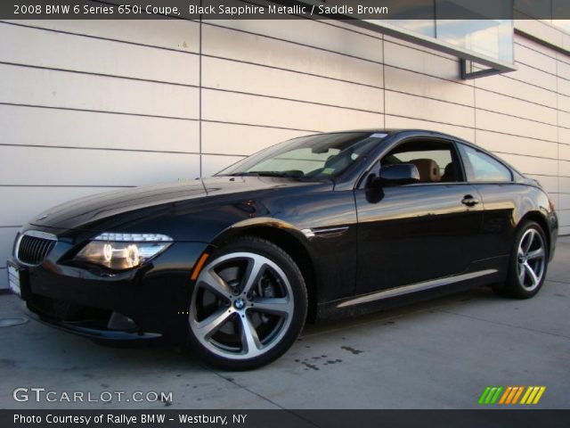 2008 BMW 6 Series 650i Coupe in Black Sapphire Metallic