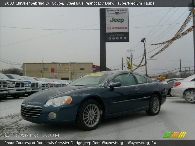 2003 Chrysler Sebring LXi Coupe in Steel Blue Pearlcoat