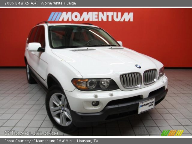 2006 BMW X5 4.4i in Alpine White
