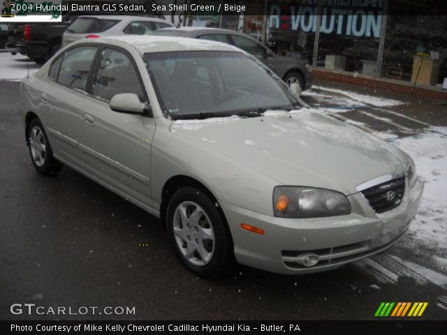 2004 Hyundai Elantra GLS Sedan in Sea Shell Green
