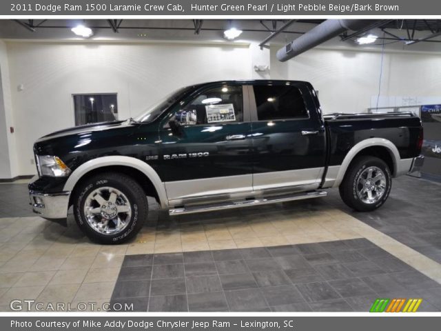2011 Dodge Ram 1500 Laramie Crew Cab in Hunter Green Pearl
