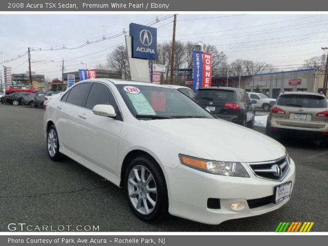 2008 Acura TSX Sedan in Premium White Pearl