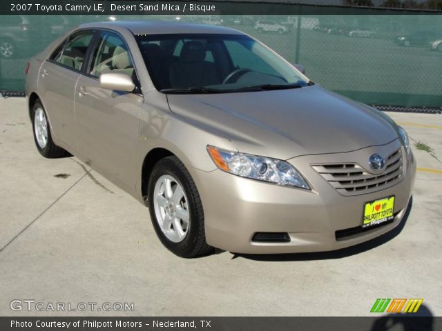2007 Toyota Camry LE in Desert Sand Mica