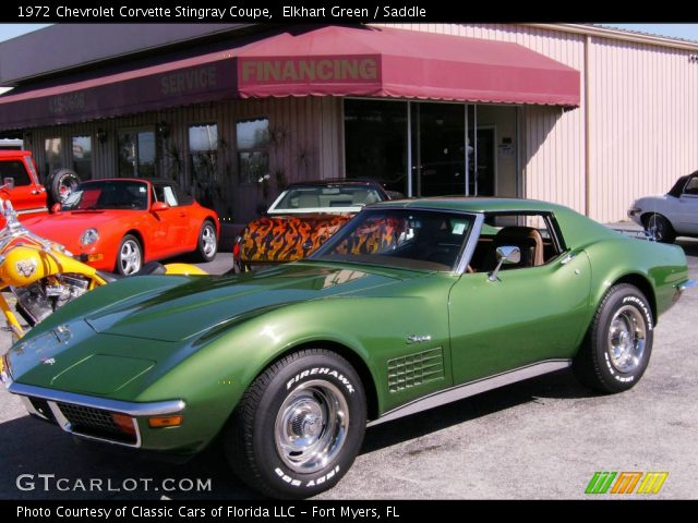 1972 Chevrolet Corvette Stingray Coupe in Elkhart Green