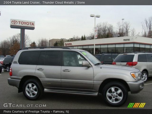 2004 Toyota Land Cruiser  in Thunder Cloud Metallic