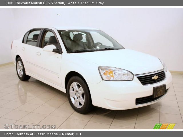 2006 Chevrolet Malibu LT V6 Sedan in White