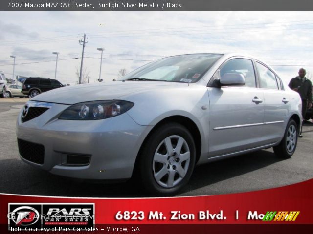2007 Mazda MAZDA3 i Sedan in Sunlight Silver Metallic