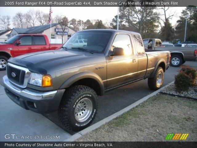 2005 Ford Ranger FX4 Off-Road SuperCab 4x4 in Dark Shadow Grey Metallic