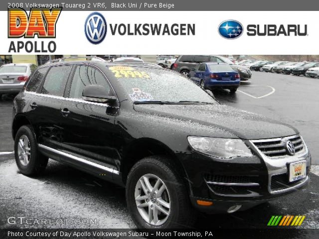 2008 Volkswagen Touareg 2 VR6 in Black Uni