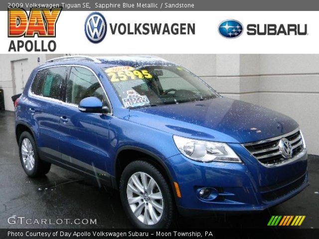 2009 Volkswagen Tiguan SE in Sapphire Blue Metallic