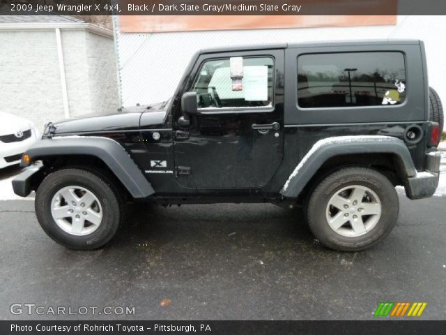 2009 Jeep Wrangler X 4x4 in Black