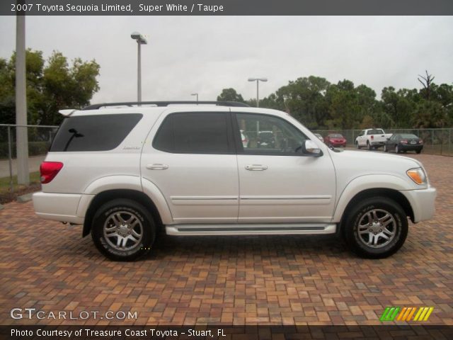 2007 Toyota Sequoia Limited in Super White