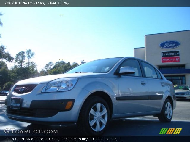2007 Kia Rio LX Sedan in Silver